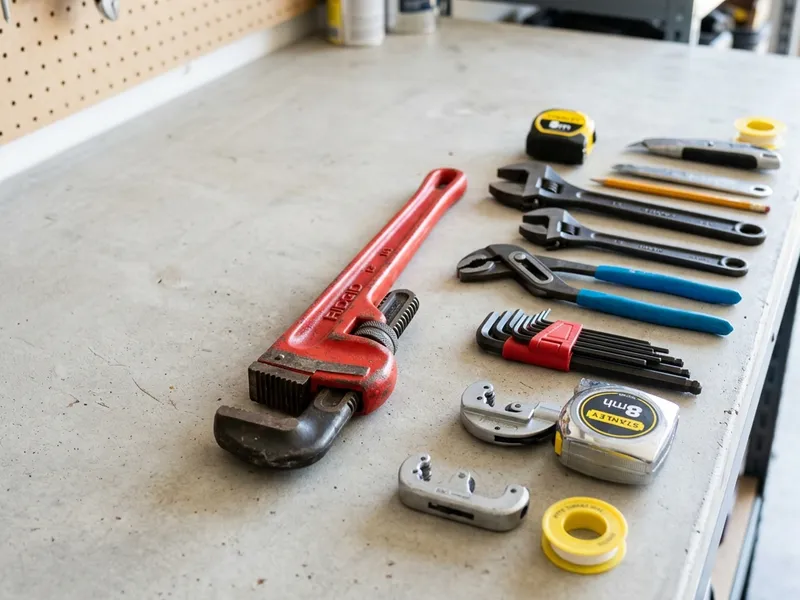 Professional plumbers in Friedensburg, PA equipped with top-tier tools for residential and commercial plumbing services.